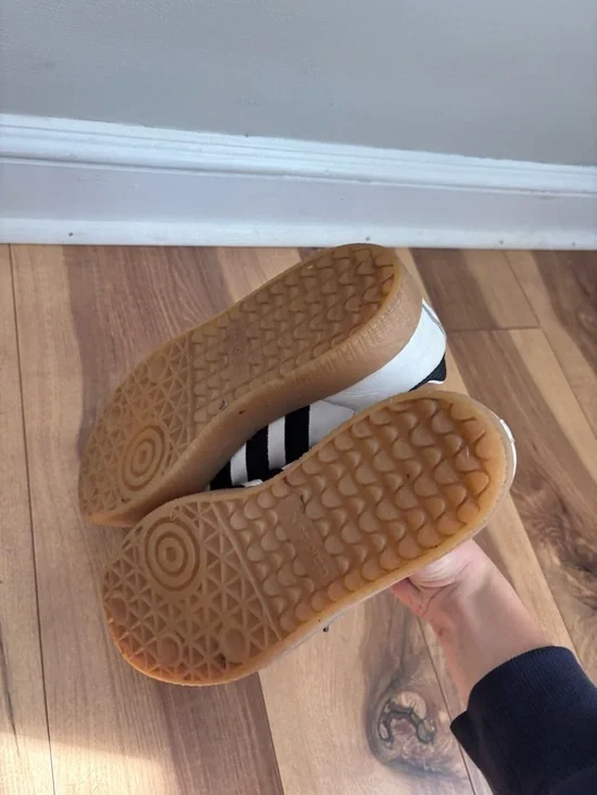 adidas Sambae White and Black Gum Sole - Picture 7 of 7